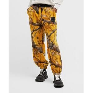 NWT MOOSE KNUCKLES X Post Malone Men's Sherpa Jogger Pants Sz M Yellow #4G503